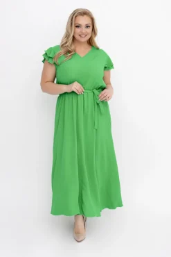 Polski Jaskrawozielona Sukienka BLANCY