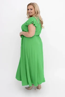 Polski Jaskrawozielona Sukienka BLANCY