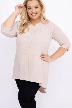 Damskie Polski Jasnobeżowa Koszula AGILE