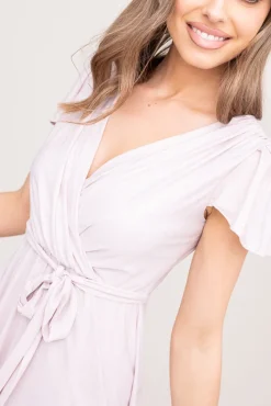 Polski Jasnobeżowa Sukienka brokatowa GENVELI