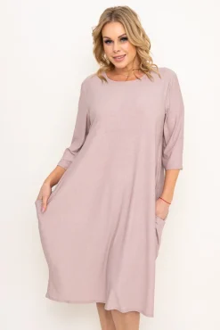 Polski Jasnobeżowa Sukienka brokatowa REVIN