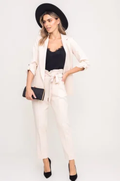 Damskie Polski Jasnobeżowe Spodnie MITTO