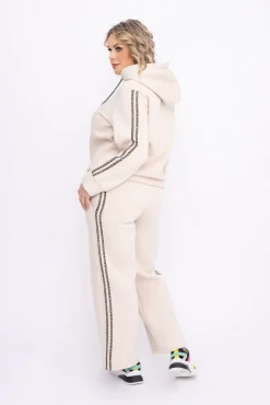 Damskie Włoski Jasno Komplet dresowy ocieplany BERMINO