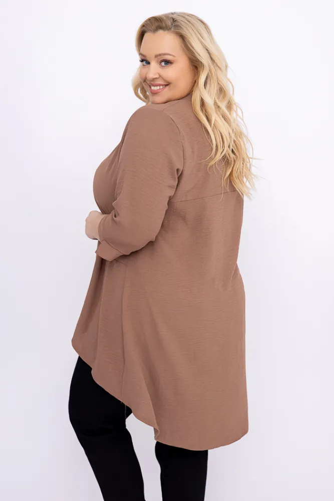 Damskie Polski Jasnobrązowa Koszula AGILE