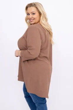 Damskie Polski Jasnobrązowa Tunika CENZA