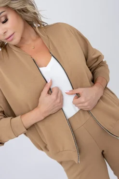 Damskie Włoski Jasno Komplet dresowy KELIN