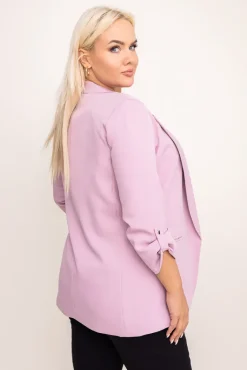 Damskie Polski Jasnoliliowa Marynarka LOTI