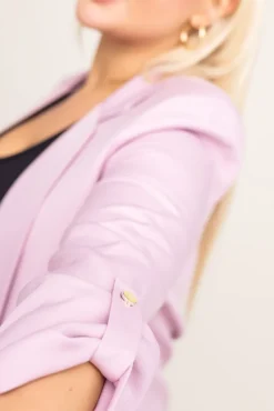 Damskie Polski Jasnoliliowa Marynarka LOTI