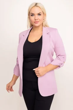 Damskie Polski Jasnoliliowa Marynarka LOTI