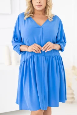 Polski Jasnoniebieska Sukienka AMANTE