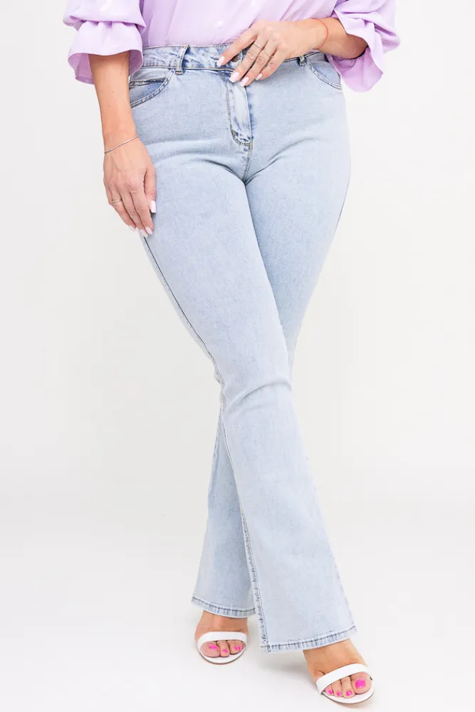 Damskie Jasnoe Spodnie jeansowe MILANO