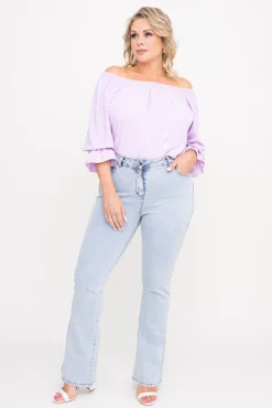 Damskie Jasnoe Spodnie jeansowe MILANO