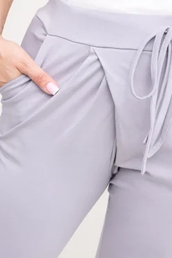 Damskie Polski Jasnoszare Spodnie LOTARIO