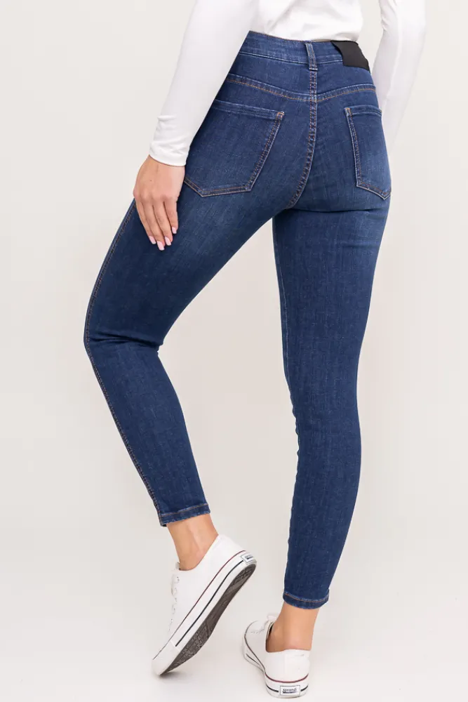 Damskie Polski Jeansowe spodnie MODERA 7/8