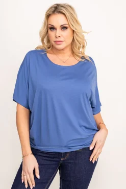 Damskie Polski Jeansowoniebieska Bluzka CILIO