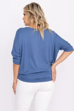 Damskie Polski Jeansowoniebieska Tunika LUMINA