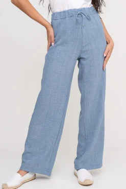 Damskie Polski Jeansowoe Spodnie lniane SIETTA