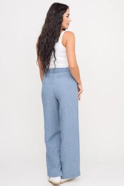 Damskie Polski Jeansowoe Spodnie lniane SIETTA