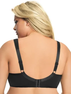 Gorsenia K422 biustonosz miękki bez drutów Czarny ANYA