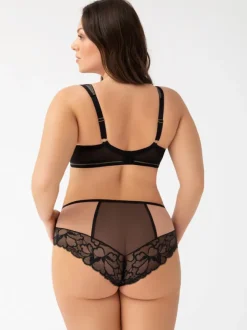 Polski K758 biustonosz miękki BIG czarny SAANVI