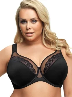 Gorsenia K441 biustonosz miękki BIG czarny LUISSE