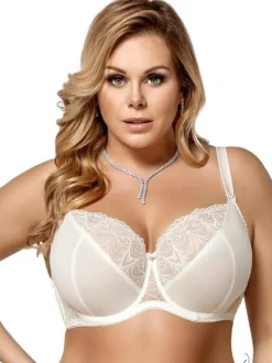 Gorsenia K425 biustonosz miękki BIG śmietanowy CASABLANCA