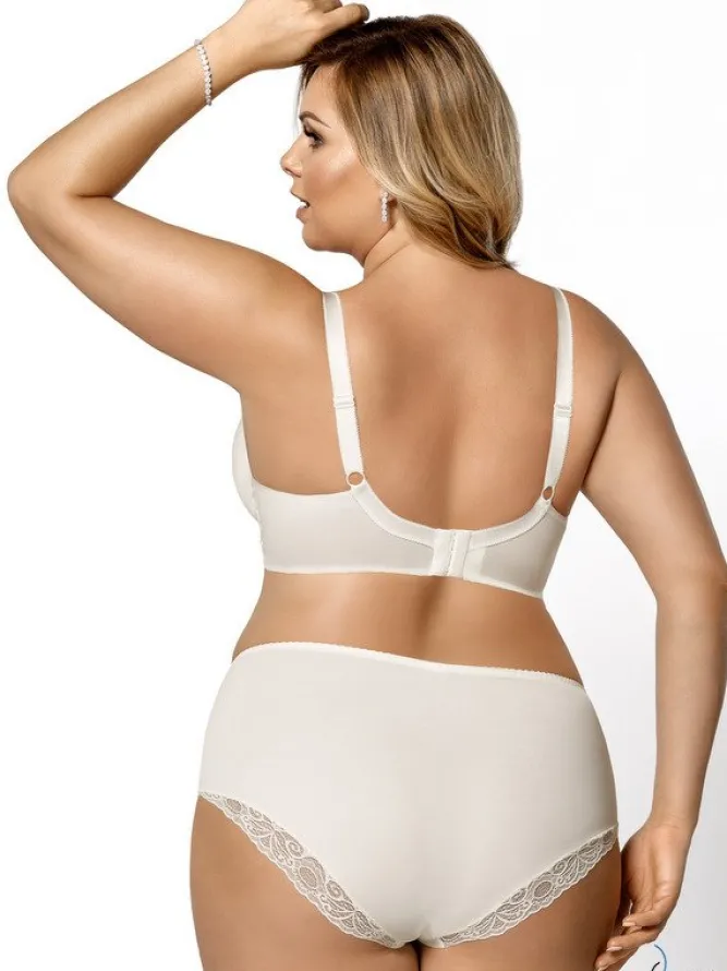 Gorsenia K425 biustonosz miękki BIG śmietanowy CASABLANCA