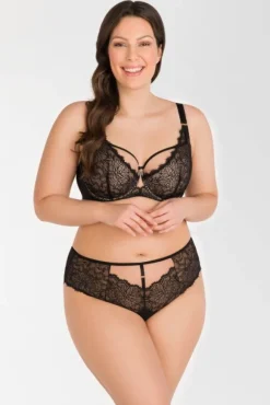 Gorsenia K813 biustonosz miękki na drutach czarny NOELLE