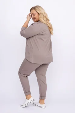 Damskie Polski Kawowa Marynarka BAKIOLA