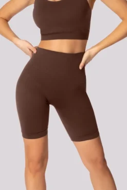 Polski Kawowe Spodenki bikery BASE