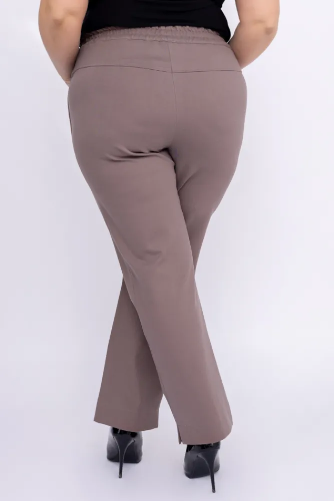 Damskie Polski Kawowe Spodnie MEYVI