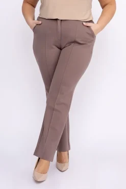 Damskie Polski Kawowe Spodnie PUNTURI