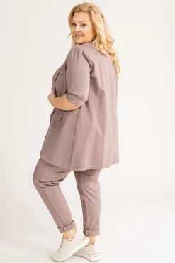 Damskie Polski Kawowy Garnitur CINTA