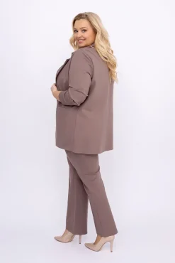 Damskie Polski Kawowy Garnitur PUNTURI