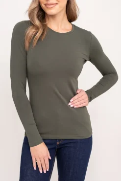 Damskie Polski Khaki Bluzka HEMENI