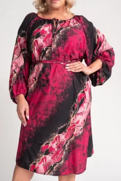 Polski Kolorowa Sukienka oversize NYLA