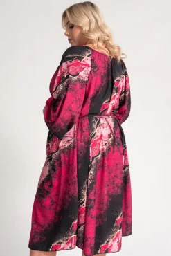 Polski Kolorowa Sukienka oversize NYLA