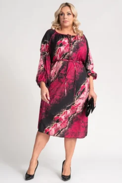 Polski Kolorowa Sukienka oversize NYLA