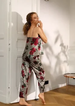 Polski Komplet satynowy FLOWERS DK-KI 006