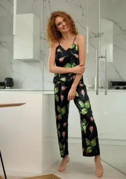 Polski Komplet satynowy FLOWERS DK-KI 008