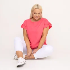 Damskie Polski Koralowa Bluzka BELLO