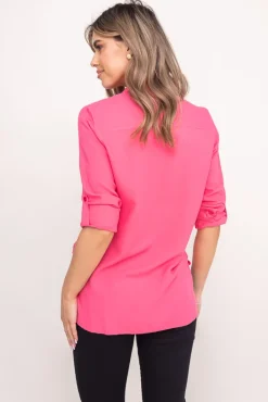 Damskie Polski Koralowa Koszula TYENA