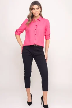Damskie Polski Koralowa Koszula TYENA