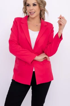 Damskie Polski Koralowo różowa Marynarka BEGOSTO