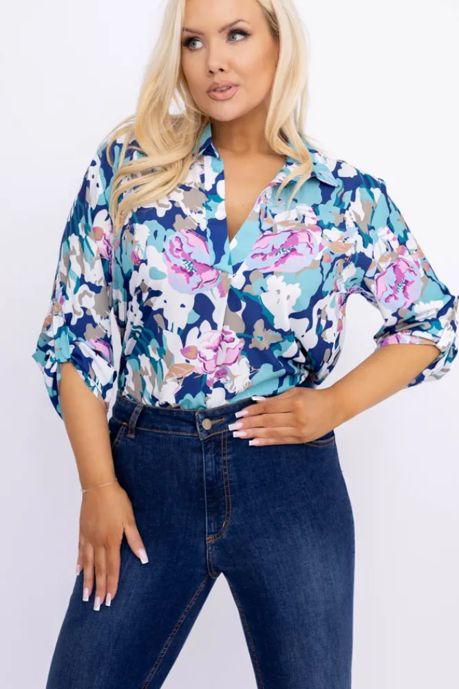 Damskie Polski Koszula HANZI Wzór 8