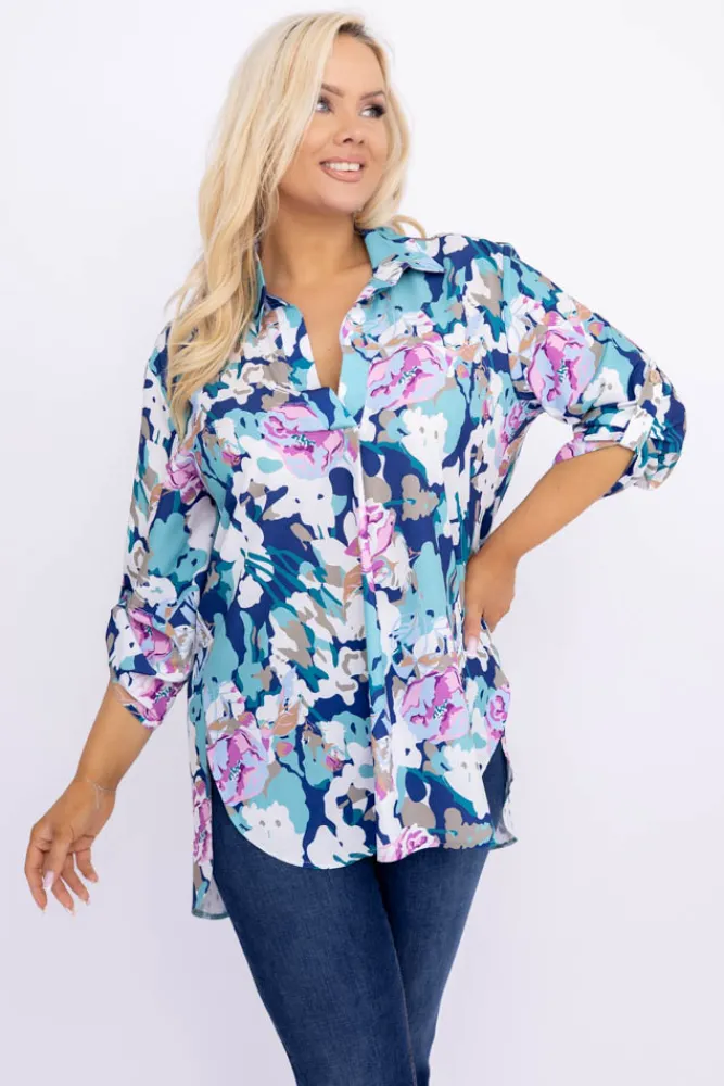 Damskie Polski Koszula HANZI Wzór 8