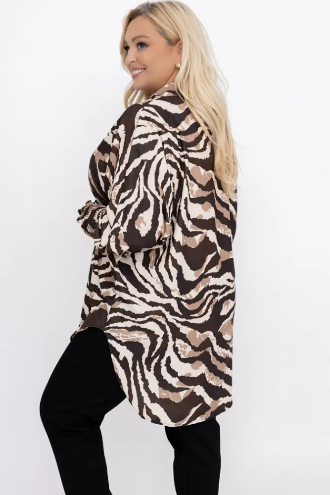 Damskie Włoski Koszula LUMINO Wzór 3