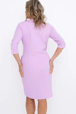 Polski Liliowa Sukienka MAGENTA