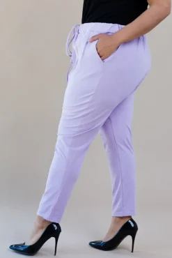 Damskie Polski Liliowe Spodnie LOTARIO