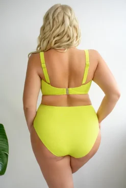 Polski Limonkowe Figi od stroju kąpielowego LEMON Wysoki Stan